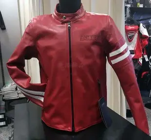 瀧澤部品 義大利 Dainese 丹尼斯 FRECCIA72 LEATHER 紅 皮衣 防摔衣 休閒復古 真皮 哈雷重機