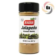 6x Shakers Badia Ground Jalapeno Seasoning | 2oz | Gluten Free & MSG Free