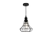 Wired Cage Pendant Light Black in Small, Medium or Large