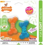 Moderate Chew Flexichew Bone Peanut Butter & Bacon Xx-Small/Tiny (2 Count)