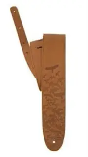 PRS 2.5" Swarm Leather Guitar Strap, Tan