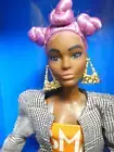 BLACK LABEL BMR1959 AA BARBIE LILAC HAIR IN BANTU KNOTS MINT IN SHIPPER POSEABLE