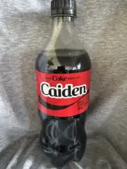 Share a Coke with Caiden 2025 Personalized Gift Coca Cola Bottle 20oz Zero