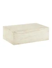 [Cooper & Co] Isla Travertine Look Coffee Table 90cm in Beige