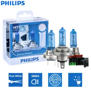 ☢♗保固一年 現貨免運 飛利浦 鹵素車燈 Philips 藍鑽之光 H1 H4 H7 H8 H11 HB3 HB4 大燈