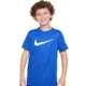Nike 短袖上衣 童裝 排汗 藍【運動世界】FD3965-480