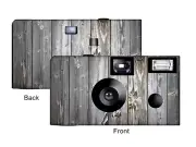 5 Rustic Single Use Disposable Cameras-wedding camera/anniversary (F50059)
