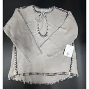 OneTeaspoon NWT Bear Creek Knit Moonstone Sweater in Stone Size Medium MSRP $218