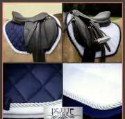 Pony size saddle pad - available in navy or white