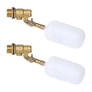 1/2 Inch Float Valve, Water Float Valve for Pond Float Valve Shutoff Auto Fill, for Livestock Tanks Photo Color