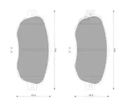 Brand New Bosch Front Brake Pads for Lexus Gs300 S1 3L Petrol 2JZGE 1997 - 2005