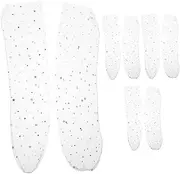 [FRCOLOR] 4 Pairs Transparent Socks Sheer Mesh Socks Kawaii Fashion Nylon Transparent