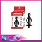 Commander - Expert Vibrating Butt Plug 4.5" Battery Silicone Black