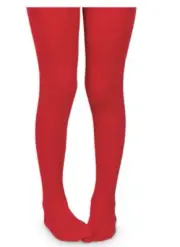 JEFFERIES SOCKS Red Tights NIP Girls 2-4 years