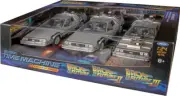 3 Set Back to the Future DeLorean 1/24th Die-Cast Trilogy Replica Set Cars Marty