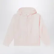 [Bonpoint] Zip-up jacket in nylon, pink 10 Y Pink