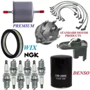 Tune Up Kit Filters Cap Wire Spark Plugs For FORD LTD V6 3.8L, FI 1984 (for: Ford)