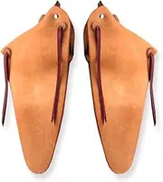Western Saddle Tapaderos Stirrups Leather Handmade Sold in Pair Set ME-WTS-049