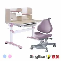 在飛比找PChome24h購物優惠-【SingBee 欣美】DIY-非凡成長L桌+105桌上書架