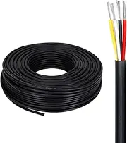 3FT/6FT/10FT 4-core Electrical Wire 26/28/30 Gauge Wire Flexible PVC Sheathed Cable 30AWG/28AWG/26AWG Smart Home System Connection Wire(6FT(2M),28awg-4c)