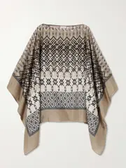 geometric-print silk blouse S Multicolor