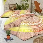 King Size Bed Hippie Gypsy Indien Mandala Duvet Quilt Cover Peacock Bedding Set