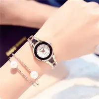 在飛比找蝦皮購物優惠-免運【名品匯】臺灣熱銷款韓版陶瓷手錶女時尚潮流學生白色簡約小