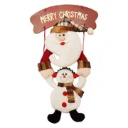 Christmas Santa Snowman Reindeer Christmas Hanging Pendant Doll Decoration