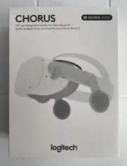 NIB Logitech -Chorus Off-Ear Integrated Audio for Meta Quest 2 -White SHIP ASAP!