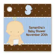 Baby Boy - Personalized Baby Shower Card Stock Favor Tags - Set of 20