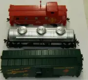 HO Gauge Bachmann Thunder Chief Car Set w/ Caboose Boxcar Dome Tanker
