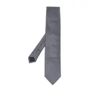 Patterned tie One size Gray