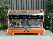 WEGA POLARIS TRON 2 GROUP ESPRESSO COFFEE MACHINE BRAND NEW ORANGE COMMERCIAL