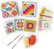 The Granny Square Card Deck, 50 Mix & Match Designs Cards, Knitting Kit for Adults, Granny Square Card Deck Crochet