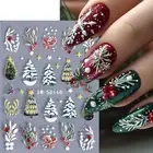 5D Nail Art Stickers Christmas Trees Fern Mistletoe Holly Candy Cane (SWD168)