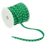 32.8ft Studded Faux Suede Cord Rope for Jewelry Making, Light Green Silver