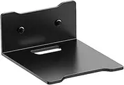 Router Wall Mount Shelf - Wireless Speaker Mounting Bracket, Router Storage Rack | Metal Router Rack AV Shelf Under The TV for TV Set-top Box Audio Projector, DVD Player Storage Bracket