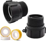275 330 Gallon IBC Tote Water Tank Adapter with Gasket -2" Female Buttress...