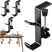 Christmas Mantel Hook Set – Heavy Duty Fireplace Decoration Clip, Adjustable Stocking Holder for Holiday Decor | No-Slip Garland Clamp, Winter Ornament Gripper for Living Room Chimney Shelf