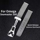 20mm Mesh Steel Strap For Omega Seamaster Diver 300m Watch Matel Band 22mm