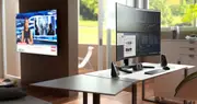 Atdec AWMS-2-BT75 Heavy Duty Dual Vertical Monitor Mount, Freestanding Pre-Boxed Solution, Silver