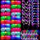 Elcoho 60 Pieces Glow in the Dark Party Supplies LED Light Up Toy Party Favor...