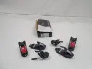 FISCHER RSX 12 POWERRAIL 141821 BRAKE 80 F BLACK/WHITE/RED ALPINE SKI BINDINGS