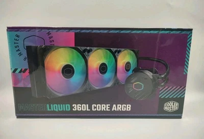 Cooler Master MasterLiquid 360L Core CPU Liquid Cooler MLW-D36M-A18PZ-R1 Sealed!