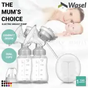 Wasel Electric Breast Pump Automatic Milk Suction Baby Feeder Double Side