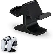Dual Game Controller Desktop Holder Stand - Universal Design for Xbox ONE, PS5, PS4, PC, Steelseries, Steam & More, Reduce Clutter UGDS-03 (Black)