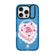 iPhone 16 Pro Impact Ring Stand Case MagSafe Compatible You are loved cake with Bichon Bibo icing