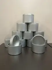 12 Pack Empty 16 oz Candle Tins Containers Jars With Lids Bulk for Candle Making