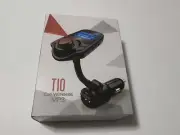 T10 Car Wireless Bluetooth FM Transmitter MP3 Player Hands-Free Calling USB Port