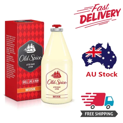 2X Old Spice After Shave Lotion MUSK 150ml | Classic Masculine Scent for Men